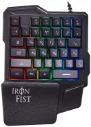 Игровая клавиатура Oklick 701G IRON FIST черный