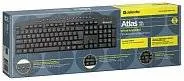 Клавиатура DEFENDER Atlas HB-450 черный