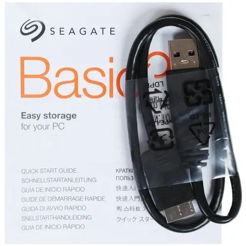 Жесткий диск внешний 2,5" 1Tb SEAGATE Basic STJL1000400