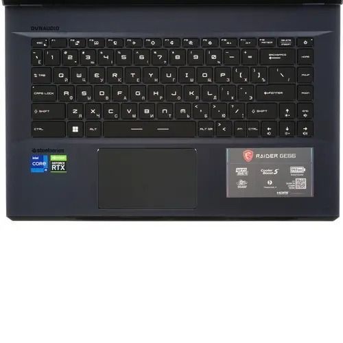 Ноутбук 15,6" MSI Raider GE66 12UGS-466RU Core i9 12900HK/32Gb/SSD1Tb/GeForce RTX3070Ti 8Gb/IPS QHD/Win11