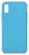 Чехол для iPhone XR Silicone Case голубой