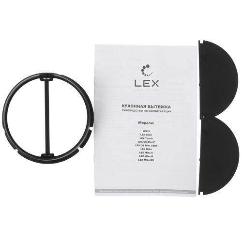 Вытяжка встраиваемая LEX GS BLOC LIGHT 600 WHITE