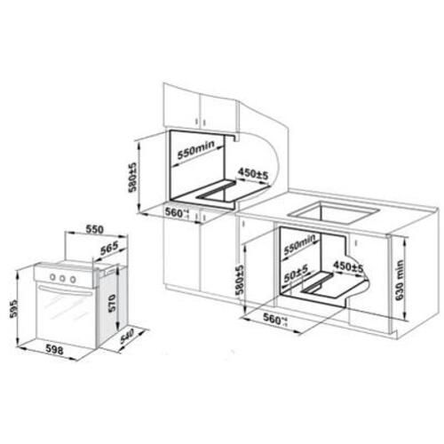 Газовый духовой шкаф встраиваемый гефест дгэ 601 01