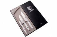 Набор ножей JERO COIMBRA белая рукоять из 3 ножей NS.6-PMSJR