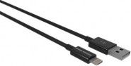 Кабель USB 2.0 MORE CHOICE K24i Lightning 8-pin черный