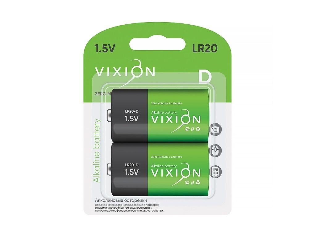 Батарейка Vixion LR20 D