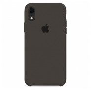 Чехол для iPhone XR Silicone Case серый