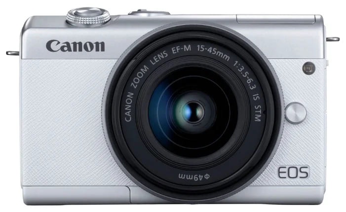 Фотоаппарат со сменной оптикой CANON EOS M200 15-45 IS STM white - белый