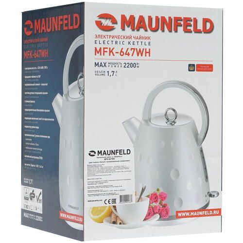 Чайник MAUNFELD MFK-647WH