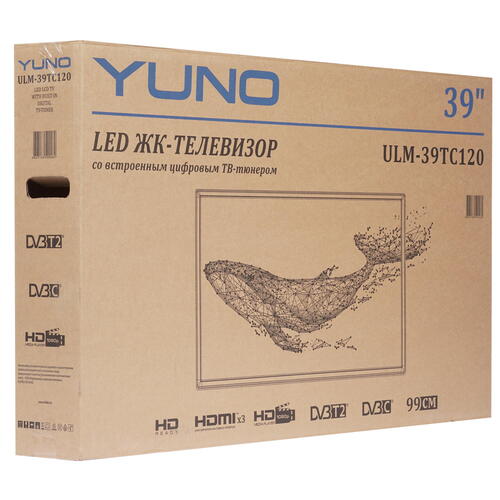 Телевизор LED 39" YUNO ULM-39TC120