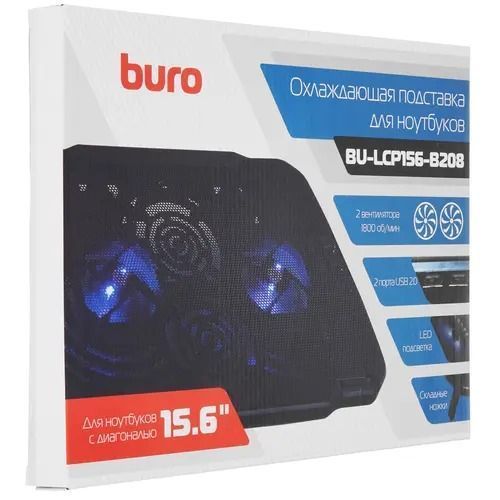 Подставка для ноутбука BURO BU-LCP156-B208 15.6" черный