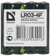 Батарейка DEFENDER LR03-4F