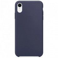 Чехол для iPhone XS Max Silicone Case Clear синий