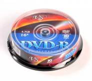 Диск DVD+R VS 4,7Gb 16x Туба 10шт