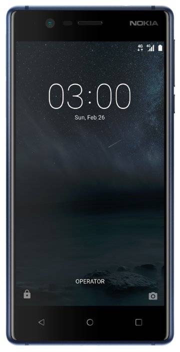 Смартфон NOKIA 3 DS black - черный