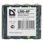 Батарейка DEFENDER LR6-4F