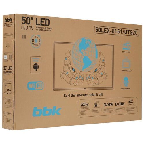 Телевизор LED 49"-50" BBK 50LEX-8161/UTS2C
