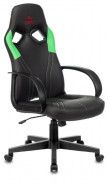 Игровое кресло ZOMBIE Runner Green черный/зеленый