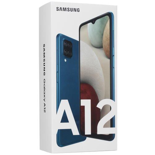 Смартфон SAMSUNG SM-A125F/DS Galaxy A12 64gb blue - синий