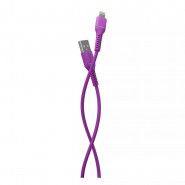 Кабель USB 2.0 MORE CHOICE K16i Lightning 8-pin фиолетовый