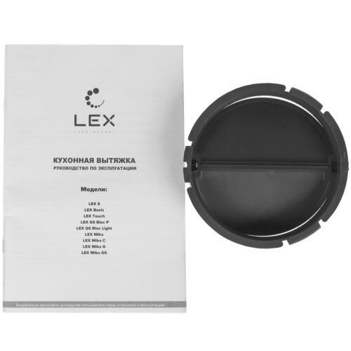 Вытяжка встраиваемая LEX GS BLOC LIGHT 600 INOX