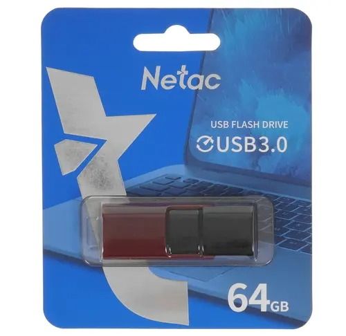 USB Flash 64Gb Netac U182 Blue USB3.0