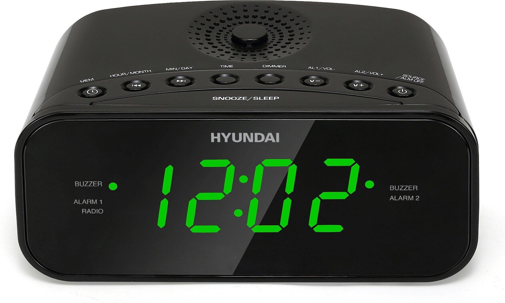 Радиочасы HYUNDAI H-RCL221 black - черный