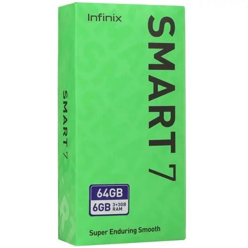 Смартфон INFINIX SMART 7 4/64GB black - черный