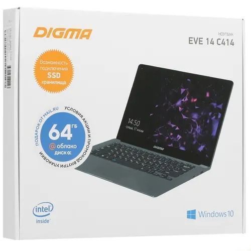 Купить Ноутбук Digma Eve 14 C414