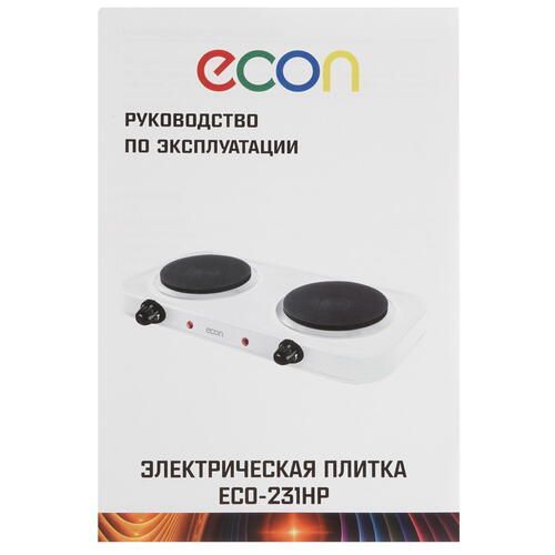 Электроплитка ECON ECO-231HP белый