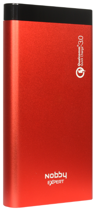 Внешний аккумулятор NOBBY Expert 10000 мАч NBE-PB-10-04 красный