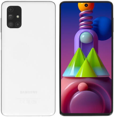 Смартфон SAMSUNG SM-M515F/DSN Galaxy M51 128gb white - белый