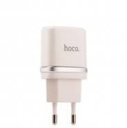 СЗУ HOCO C12 Smart 2*USB + lightning белый