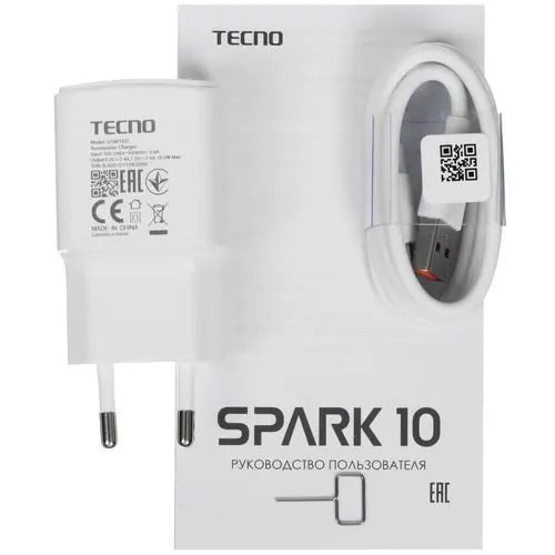 Смартфон TECNO SPARK 10 8/128GB blue - синий
