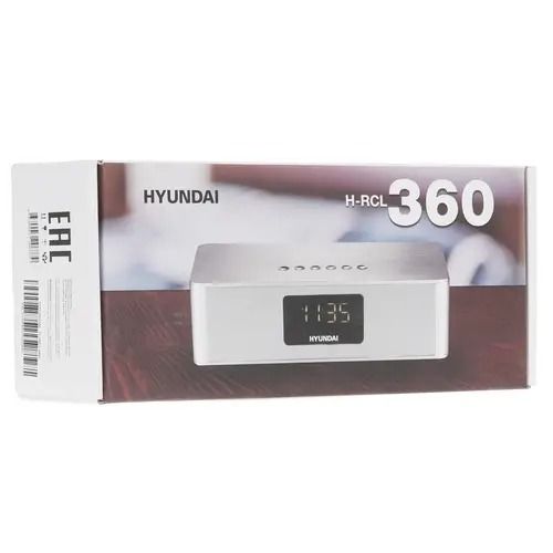Радиочасы HYUNDAI H-RCL360 white - белый