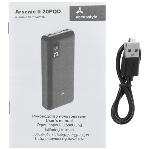 Внешний аккумулятор ACCESSTYLE Arsenic II 20PQD