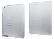 Чехол MUVIT Fold Stand Case для iPad Air белый/серый