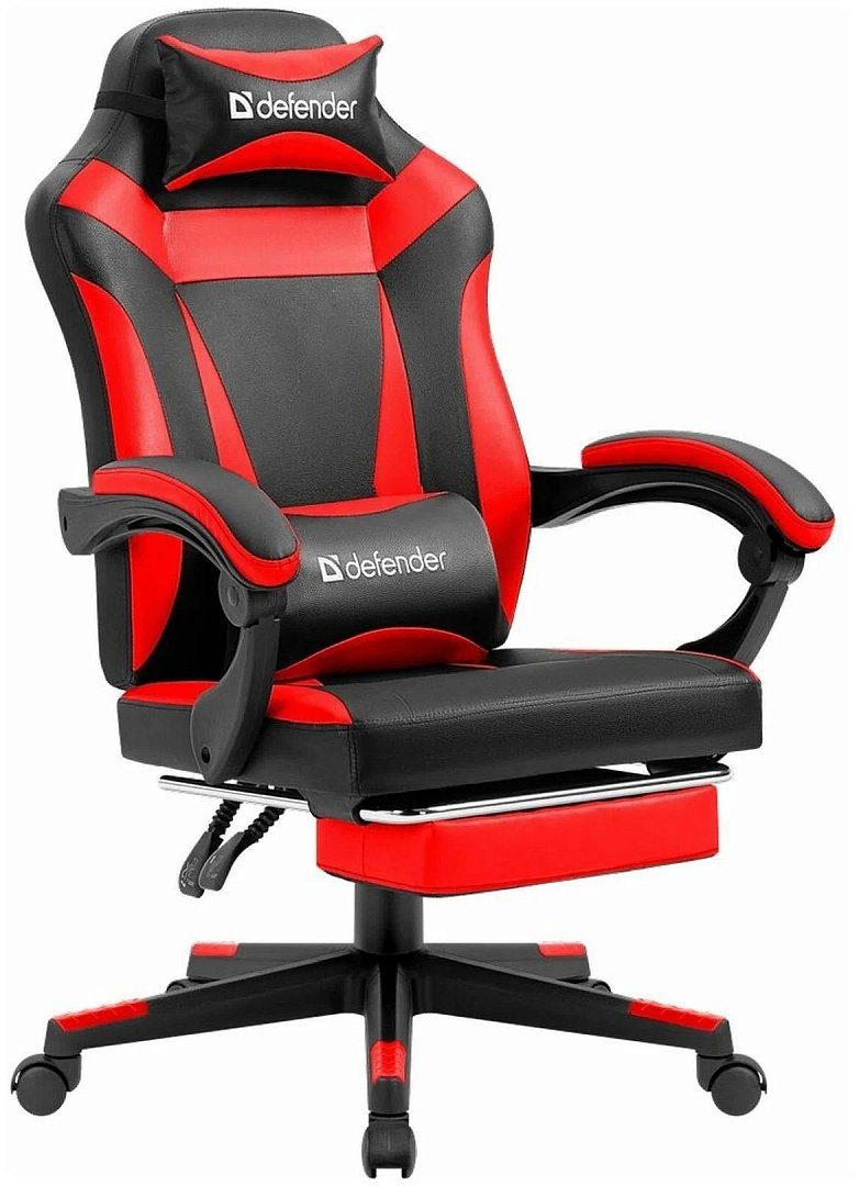Игровое кресло DEFENDER Cruiser черный/красный