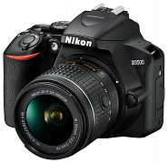 Фотоаппарат зеркальный NIKON D3500 18-55 VR AF-P KIT black - черный