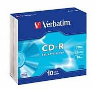 Диск CD-R VERBATIM 700Mb 52x 43415/43342