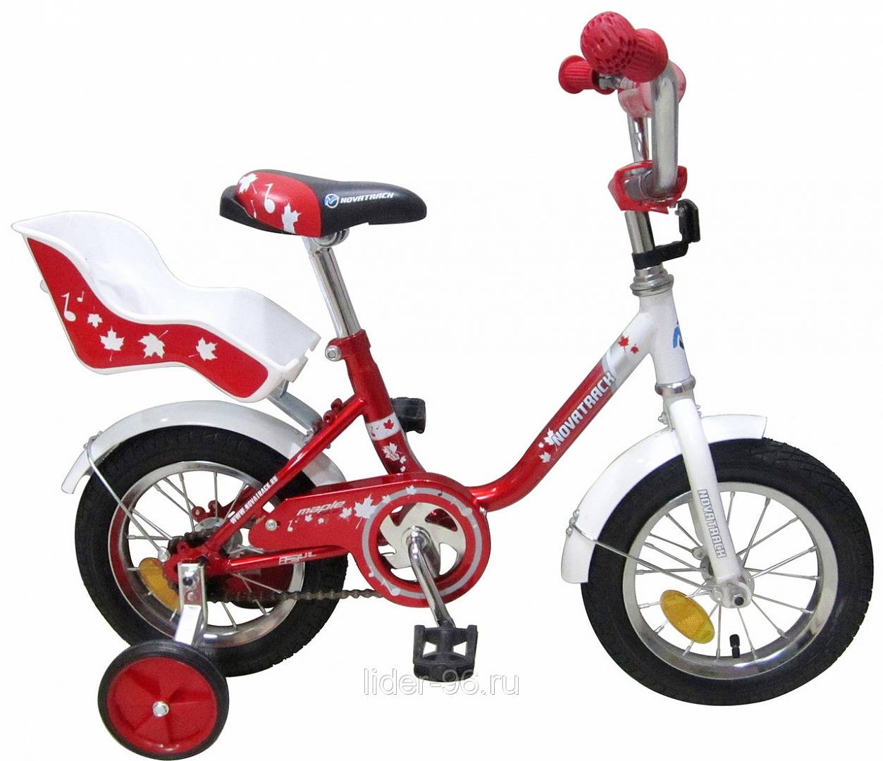 Велосипед Новатрек для девочки красный