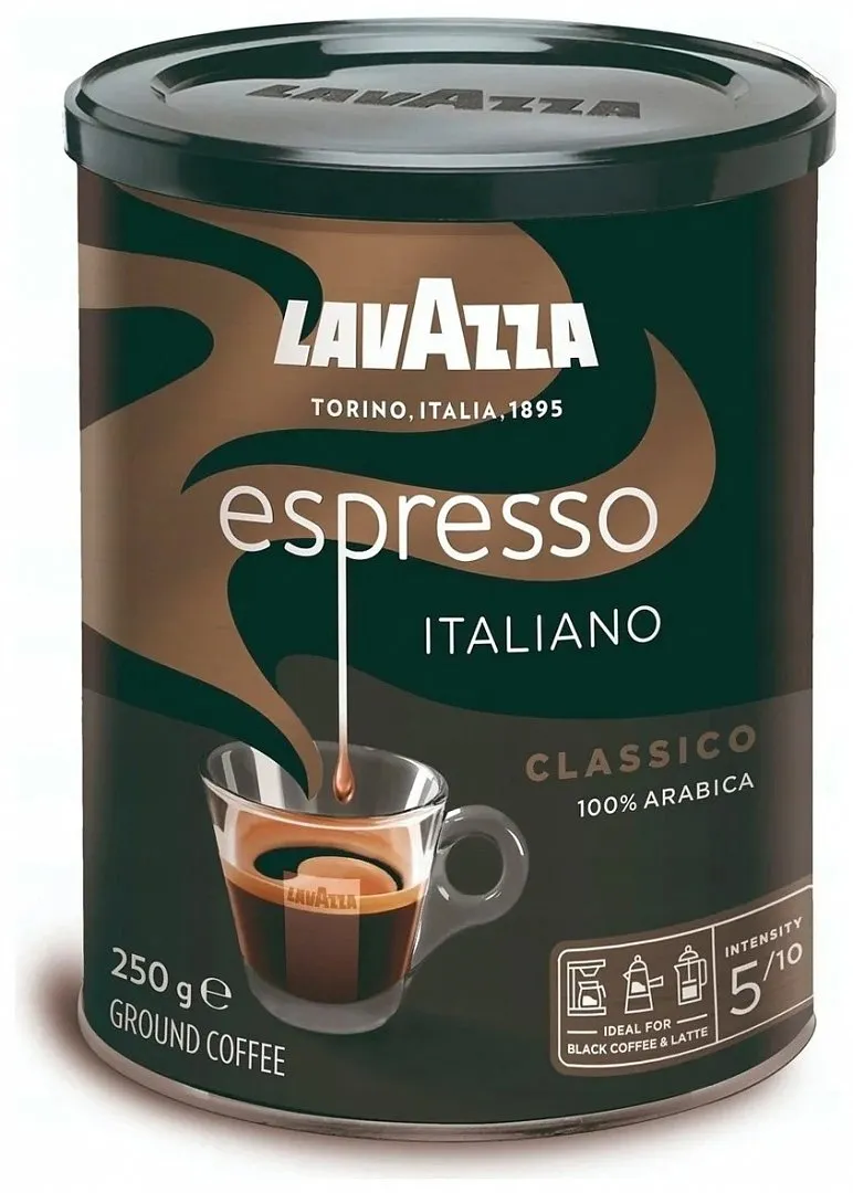 кофе молотый LAVAZZA Espresso 250 г ж/б купить в интернет магазине, цена  490 руб в ЭЛЕКС