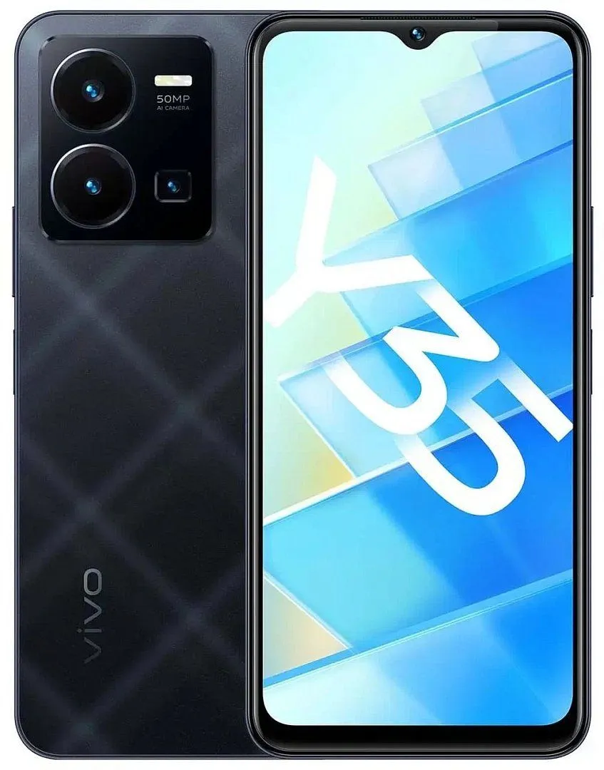 Смартфон VIVO Y35 4/128 black - черный