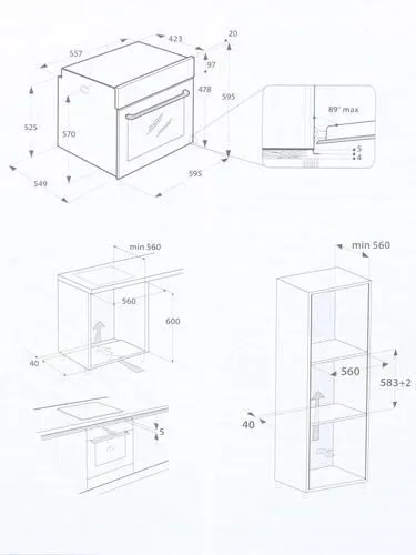 Indesit встраиваемый электрический духовой шкаф ifw 6220 ix