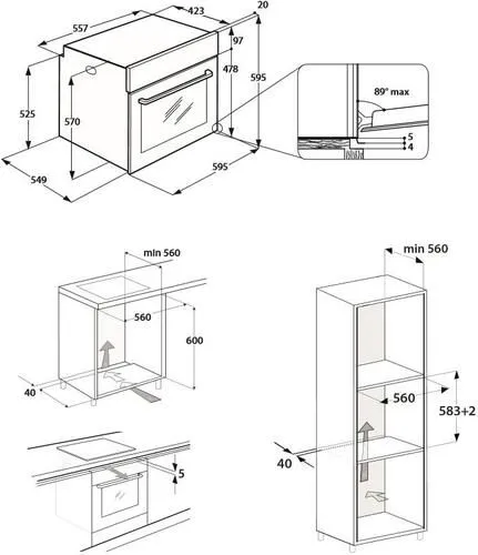 Духовой шкаф whirlpool akzm 8480 nb