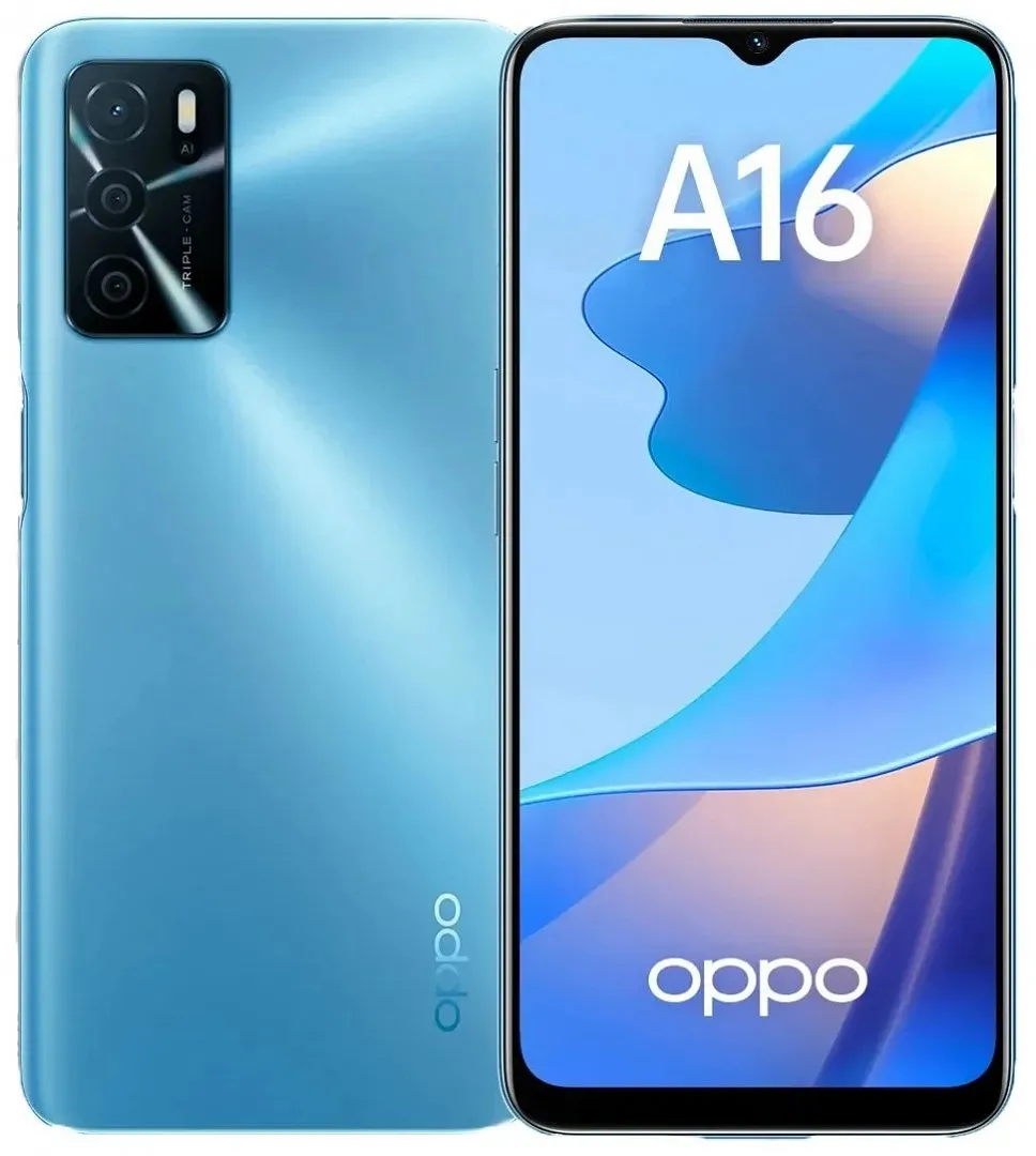 Смартфон OPPO A16 blue - синий