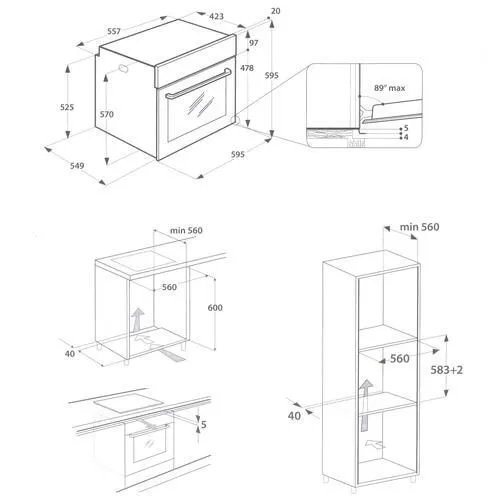 Духовой шкаф indesit ifw 6220 bl