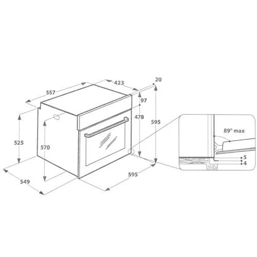 Духовой шкаф hotpoint ariston fa5s 841 j ix ha нержавеющая сталь