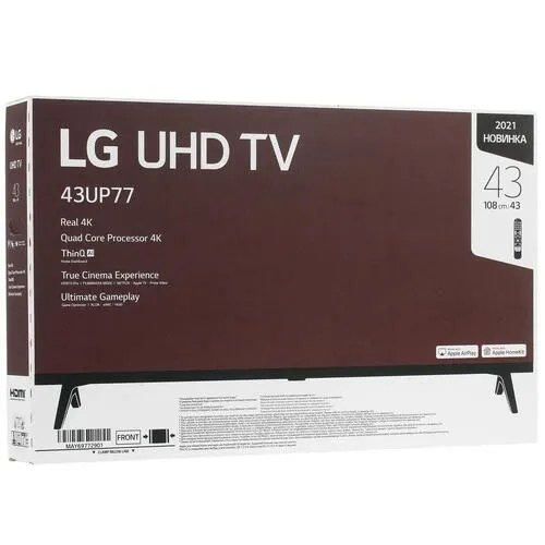 Телевизор LED 40"-43" LG 43UP77506LA