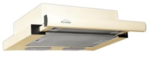 Вытяжка встраиваемая Elikor Интегра 60П-400-В2Л крем/рейлинг бронза
